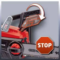 Einhell GE-LC 18 Li Solo Tronçonneuse Sans Fil 18V Guide Oregon 25 cm - Vue supplémentaire 4