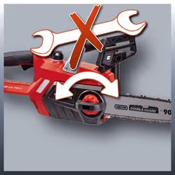 Einhell GE-LC 18 Li Solo Tronçonneuse Sans Fil 18V Guide Oregon 25 cm - Vue supplémentaire 8