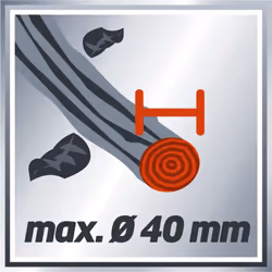 Einhell GC-RS 2540 broyeur 2000 W Batterie - Vue supplémentaire 8