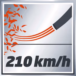 Einhell GE-CL 18 Li E - Solo souffleur de feuilles sans fil 210 km/h Noir, Rouge - Vue supplémentaire 6