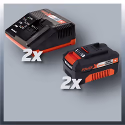 Einhell GE-CM 43 Li M Kit tondeuse à gazon Tondeuse à gazon poussée Batterie Noir, Gris, Rouge - Vue supplémentaire 4