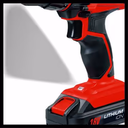 Einhell TC-CD 18-2 Li 1250 tr/min Sans clé 1,36 kg Rouge