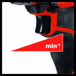 Einhell TC-CD 18-2 Li 1250 tr/min Sans clé 1,36 kg Rouge