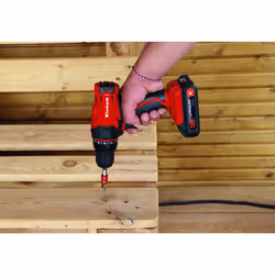 Einhell TC-CD 18-2 Li 1250 tr/min Sans clé 1,36 kg Rouge - Vue supplémentaire 4