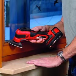 Einhell VARRITO Outil Multifonctions Oscillant Sans Fil 20000 OPM Noir Rouge - Vue supplémentaire 5