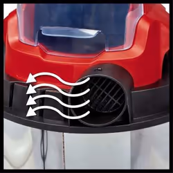 Einhell TC-VC 18/20 Li S-Solo Noir, Gris, Rouge 20 L - Vue supplémentaire 10