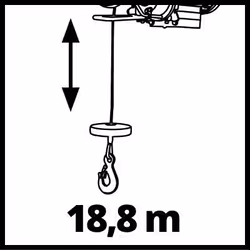 Einhell TC-EH 1000 1600 W 999 kg 220 - 240 V - Vue supplémentaire 4