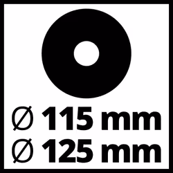 Einhell 4431044 meuleuse d'angle 2,67 kg