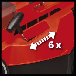Einhell GE-CM 36/37 Li tondeuse à gazon Marcher derrière un tracteur tondeuse Batterie Noir, Rouge