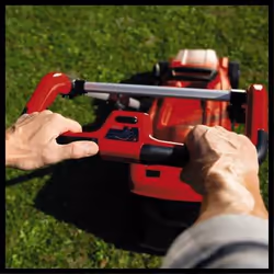 Einhell GE-CM 36/37 Li tondeuse à gazon Marcher derrière un tracteur tondeuse Batterie Noir, Rouge