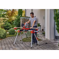 Einhell 4310615 support de scie à onglets 4 pieds Noir, Rouge