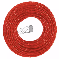 Einhell 3436657, Fil de coupe-bordures, Rouge, 1,5 m, 1 pièce(s), 3 mm