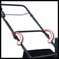 Einhell GC-SC 4240 P eclaircisseur de gazon 4200 W 40 L Noir, Rouge - Vue supplémentaire 5