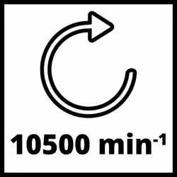 Einhell TC-PE 150 Ponceuse à disque 10500 tr/min Noir, Rouge - Vue supplémentaire 4