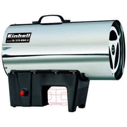 Einhell GE-HG 18/370 Niro Li-Solo D/AT Pistolet d’air chaud Noir, Acier inoxydable