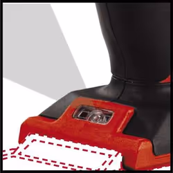 Einhell TC-CD 18/35 Li - Solo 550 tr/min 970 g Noir, Rouge