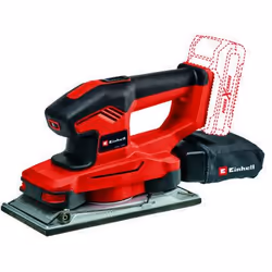 Einhell TE-OS 18/230 Li Solo, Ponceuse à feuille abrasive, Noir, Rouge, 7000 tr/min, 11000 tr/min, 14000 OPM, 22000 OPM