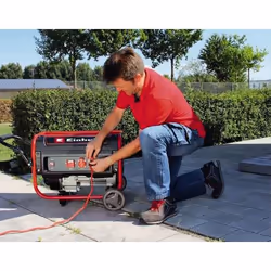 Einhell TC-PG 35/E5 groupe électrogène 4100 W 15 L Essence Noir, Rouge - Vue supplémentaire 5