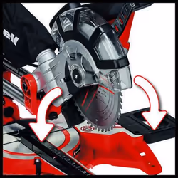 Einhell TC-SM 2131/1 Dual Scie à Onglets Radiale 1500 W 4900 tr/min - Vue supplémentaire 4