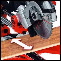 Einhell TC-SM 2131/1 Dual Scie à Onglets Radiale 1500 W 4900 tr/min - Vue supplémentaire 6
