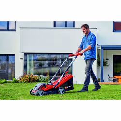 Einhell GE-CM 36/34-1 Li-Solo tondeuse à gazon Marcher derrière un tracteur tondeuse Batterie Noir, Rouge