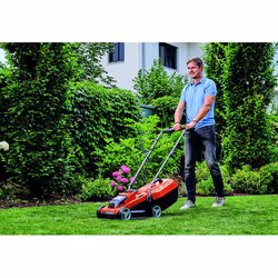 Einhell GE-CM 18/32 Li-Solo tondeuse à gazon Marcher derrière un tracteur tondeuse Batterie Noir, Rouge