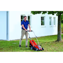 Einhell GE-CM 18/33 Li (1x4,0Ah) tondeuse à gazon Marcher derrière un tracteur tondeuse Batterie Noir, Rouge