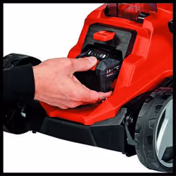 Einhell GE-CM 18/33 Li-Solo tondeuse à gazon Marcher derrière un tracteur tondeuse Batterie Noir, Rouge - Vue supplémentaire 8