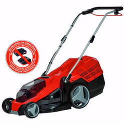 Einhell GE-CM 36/43 Li M-Solo tondeuse à gazon Tondeuse à gazon poussée Batterie Noir, Rouge