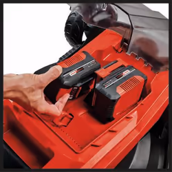 Einhell GE-CM 36/43 Li M-Solo tondeuse à gazon Tondeuse à gazon poussée Batterie Noir, Rouge - Vue supplémentaire 6