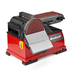 Einhell Ponceuse stationnaire à bande et à disque TE-US 400 (400W plateau  Ø150mm bande abrasive 100x914mm accessoires inclus)