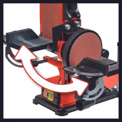 Einhell TC-US 380 300 W Ponceuse à bande/à disque - Vue supplémentaire 5