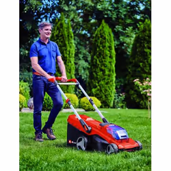 Einhell Rasarro 36/42 tondeuse à gazon Marcher derrière un tracteur tondeuse Batterie Noir, Rouge