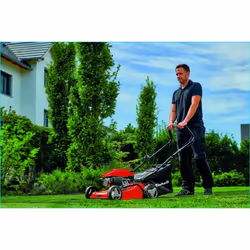 Einhell GC-PM 40/1 tondeuse à gazon Marcher derrière un tracteur tondeuse Essence Noir, Rouge