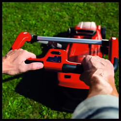 Einhell GE-CM 36/41 Li - Solo tondeuse à gazon Marcher derrière un tracteur tondeuse Batterie Noir, Rouge