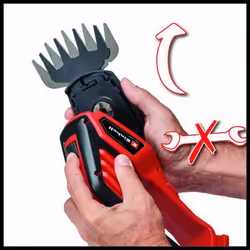 Einhell GE-CG 18/100 Li T-Solo cisaille sans fil 10 cm 18 V Noir, Rouge - Vue supplémentaire 5