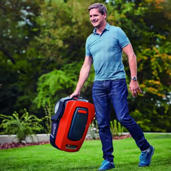 Einhell FREELEXO 1200 LCD BT tondeuse à gazon Tondeuse à gazon robot Batterie Rouge