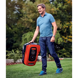 Einhell FREELEXO 500 BT Tondeuse à gazon robot AC/Batterie Noir, Rouge