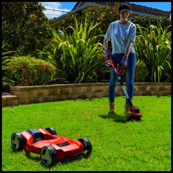 Einhell GE-CT 18/28 Li TC-Solo 28 cm Batterie Noir, Rouge - Vue supplémentaire 4