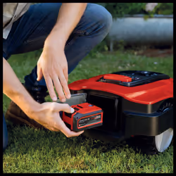 Einhell Freelexo 450 BT Solo Tondeuse à gazon robot Batterie Noir, Rouge, Argent