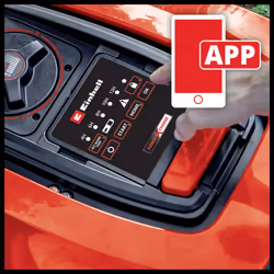 Einhell Freelexo 450 BT Solo Tondeuse à gazon robot Batterie Noir, Rouge, Argent - Vue supplémentaire 7