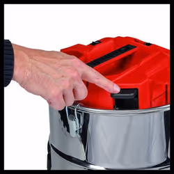 Einhell TE-AV 18/15 Li C-Solo 15 L Noir, Gris, Rouge