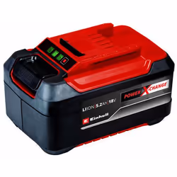 Einhell PXC-Twinpack, Batterie, Lithium-Ion (Li-Ion), 5,2 Ah, 18 V, Noir, Rouge, Acrylonitrile-Butadiène-Styrène (ABS)