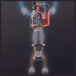 Einhell TE-SV 18 Li-Solo aspirateur de table Noir, Rouge Sans sac - Vue supplémentaire 6