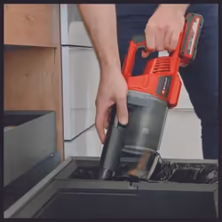 Einhell TE-SV 18 Li-Solo aspirateur de table Noir, Rouge Sans sac - Vue supplémentaire 7