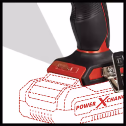 Einhell TP-CD 18/60 Li-i BL 32000 tr/min Sans clé 1,37 kg Noir, Rouge - Vue supplémentaire 7