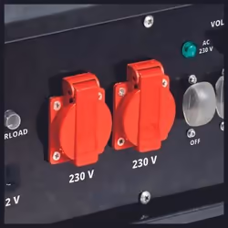 Einhell TC-PG 65/E5 groupe électrogène 25 L Essence Noir, Rouge