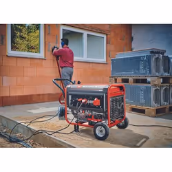 Einhell TC-PG 65/E5 groupe électrogène 25 L Essence Noir, Rouge - Vue supplémentaire 7