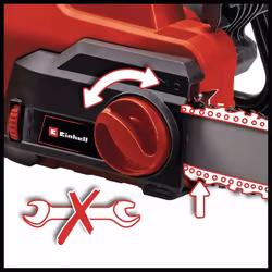 Einhell GC-EC 1935 1900 W Noir, Rouge - Vue supplémentaire 4