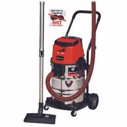 Einhell TP-VC 36/30 S Auto Solo, 36 W, Aspirateur sans sac, Sec&amp;humide, 30 L, mousse, Filtrage d’eau